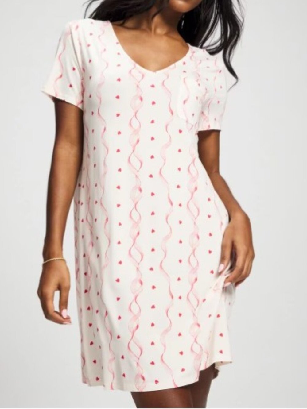 NWT Soma COOL NIGHTS Short Sleeve Sleepshirt